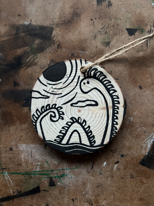 Memphre hand printed ornaments