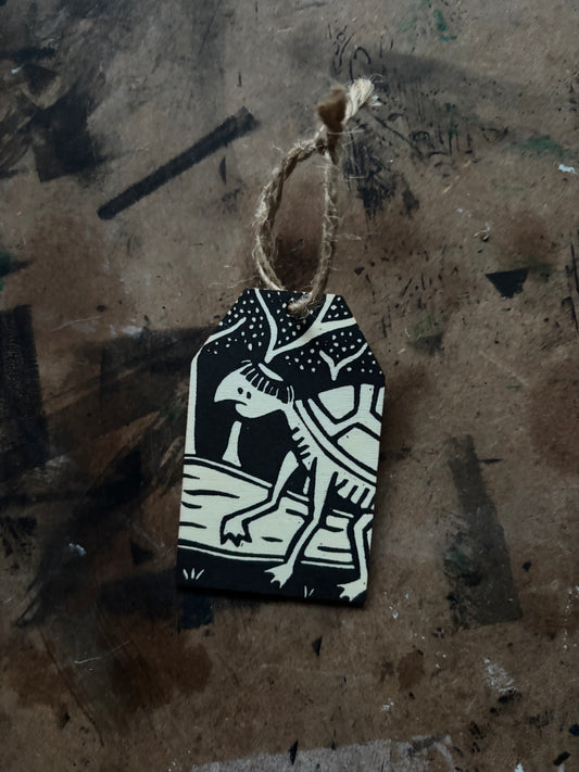 Kappa hand printed ornaments