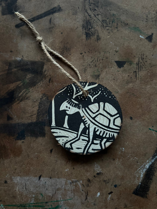 Kappa hand printed ornaments