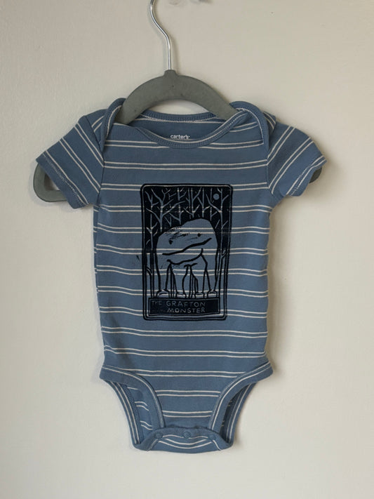 6m Grafton monster onesie