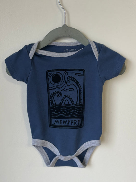 3-6m memphre onesie