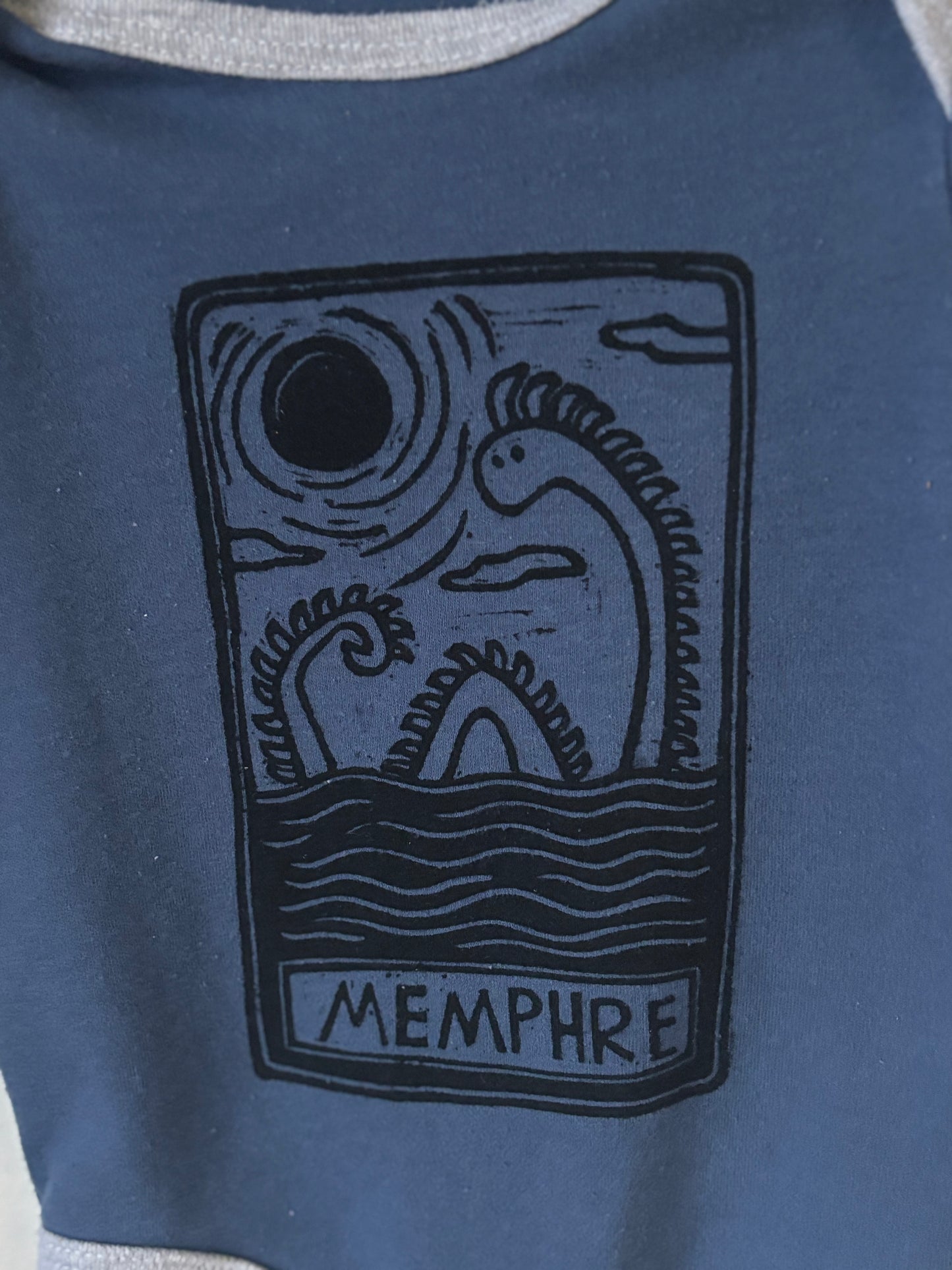 3-6m memphre onesie