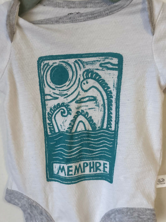 3-6m memphre onesie