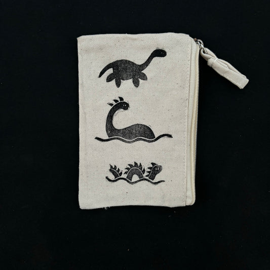 water mini monsters  mini pouch