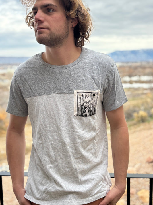 L - Goatman pocket Tee