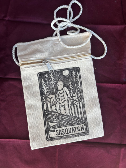Sasquatch string pouch