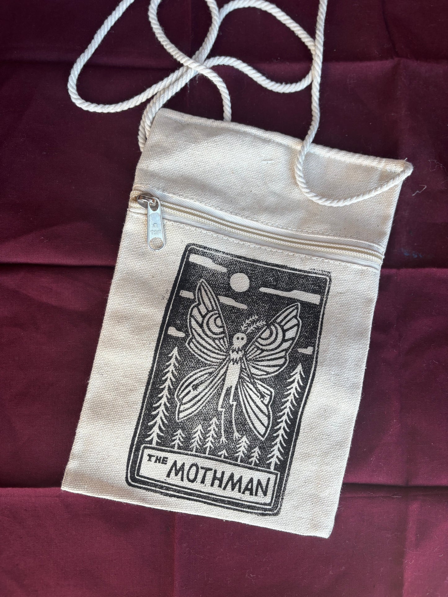 Mothman string pouch