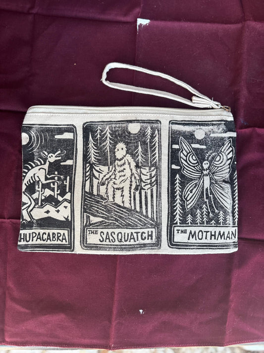 Tarot cryptids  small pouch