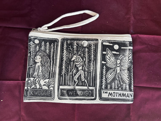 Tarot cryptids small pouch