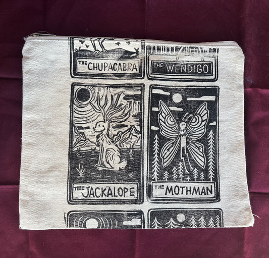 Tarot cryptids pouch