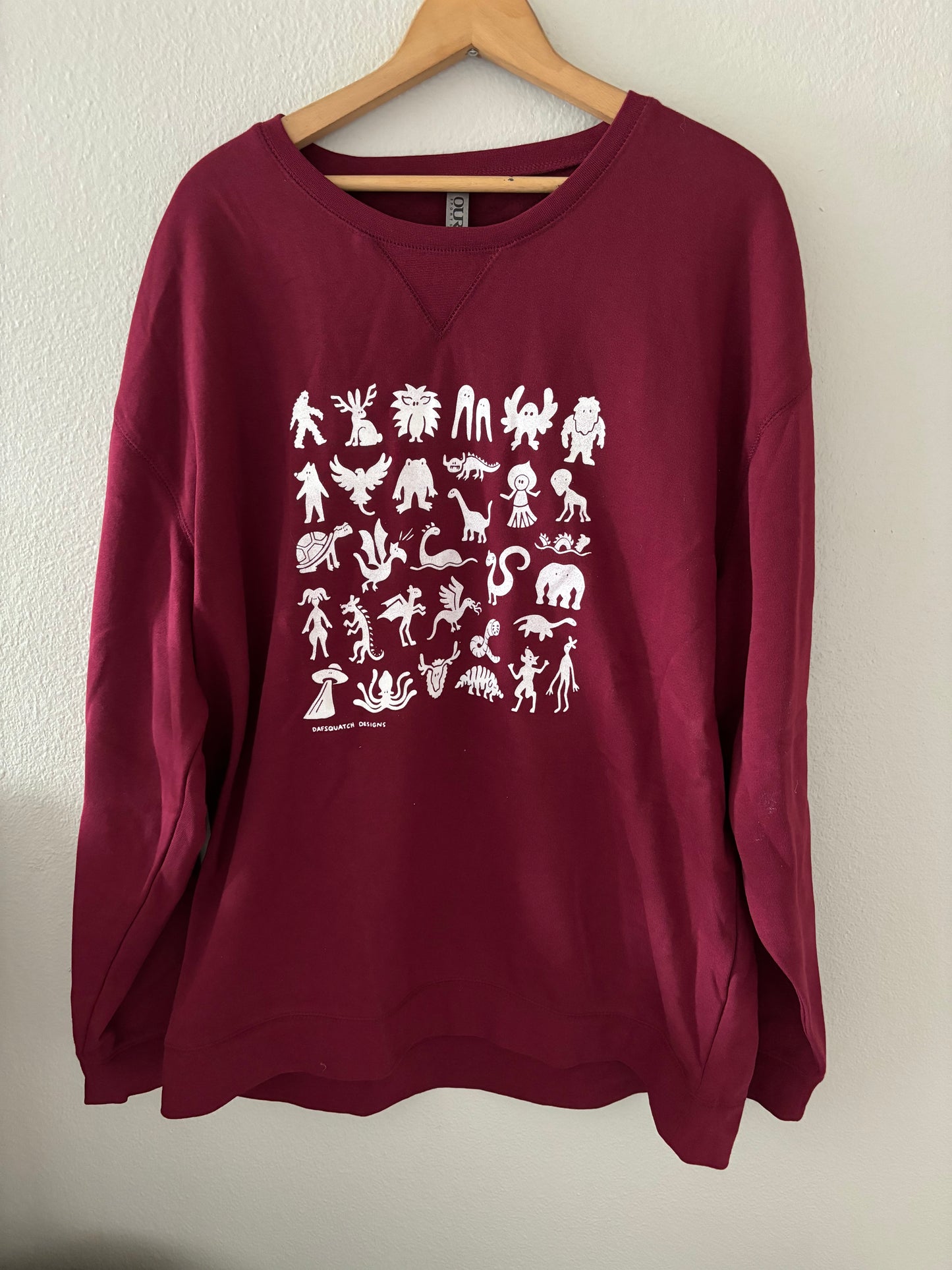 2XL - Mini monsters Crew neck