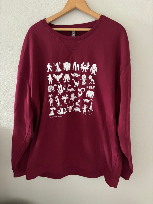 2XL - Mini monsters Crew neck