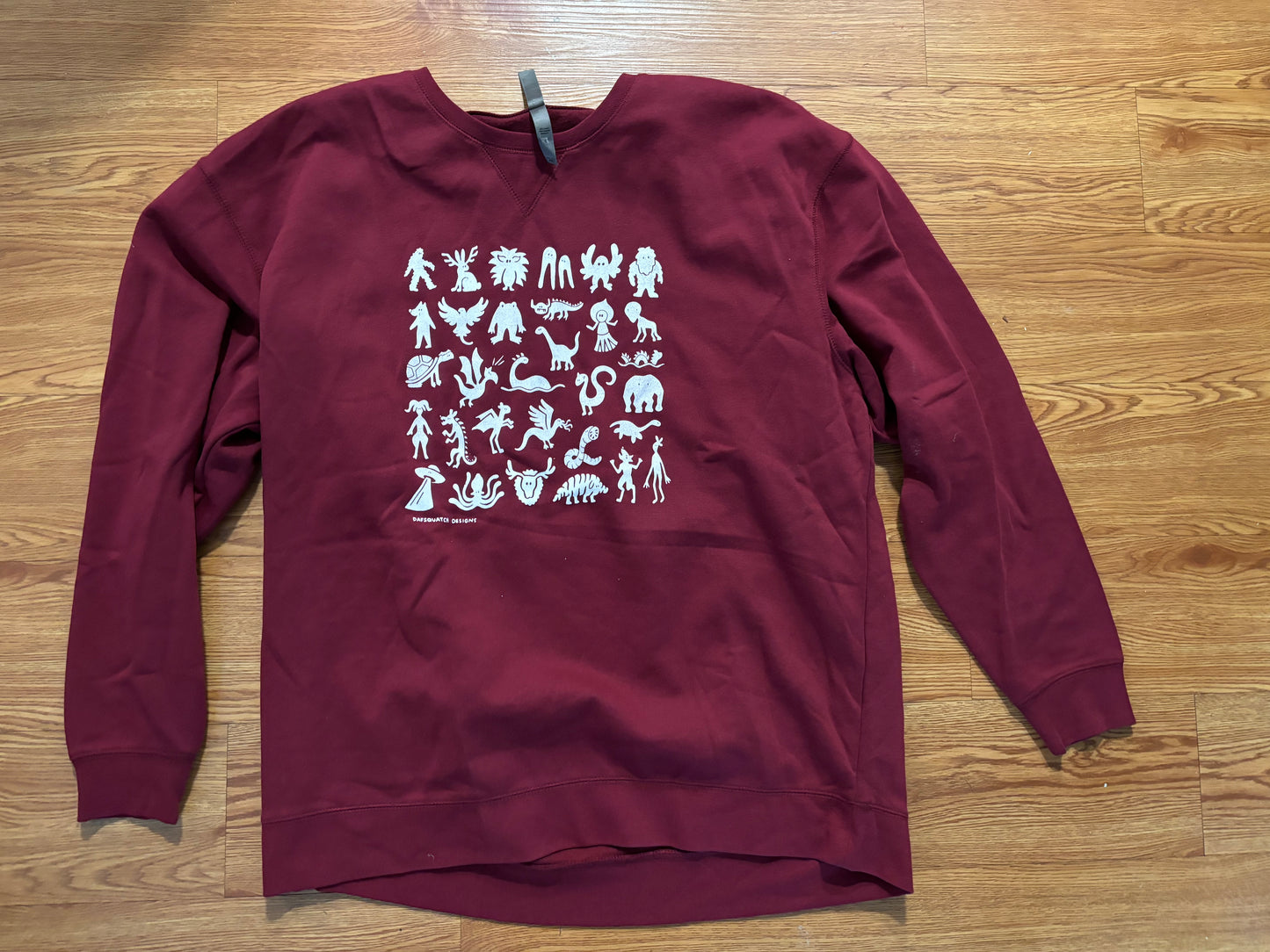 2XL - Mini monsters Crew neck
