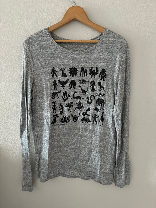 2XL - Mini monsters Long sleeves