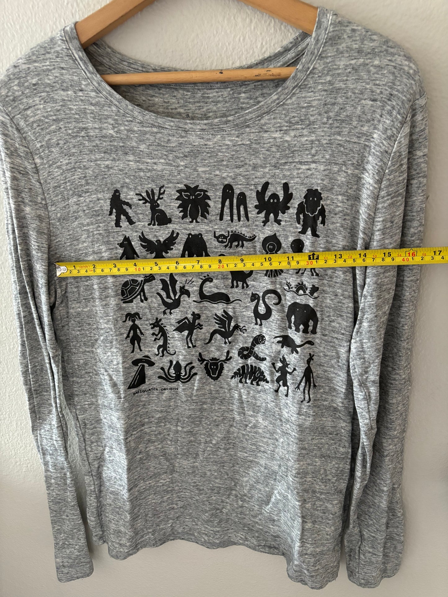 2XL - Mini monsters Long sleeves