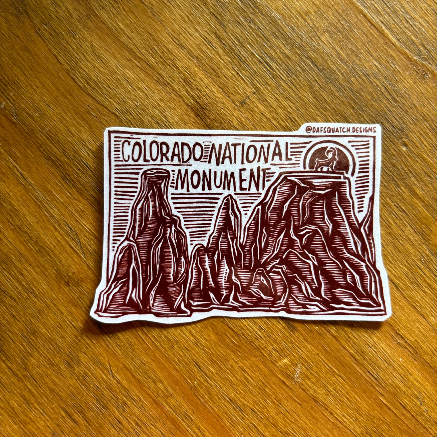 Monument sticker