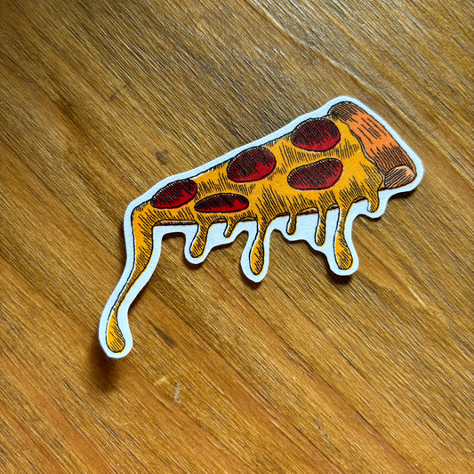 Pizza sticker