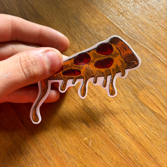 Pizza sticker