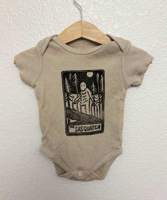 6-9m sasquatch onesie