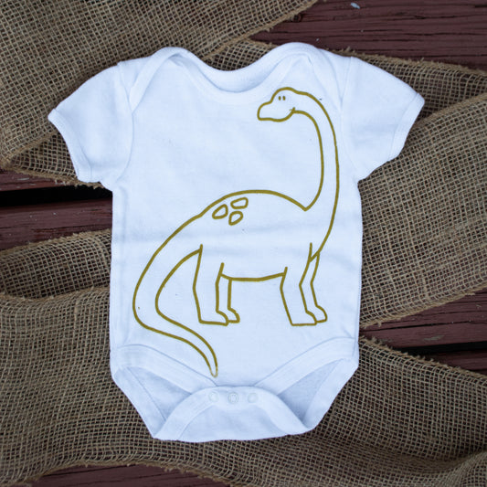 0-3M - Dino onesie