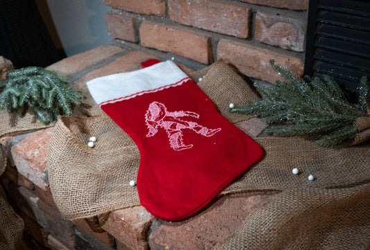 Baby squatch stocking  (left)